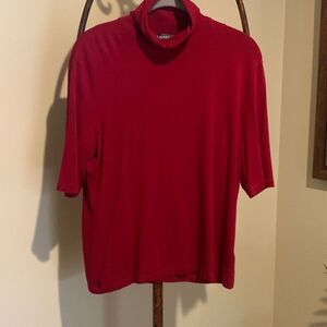 LAUREN by Ralph Lauren Red Turtleneck